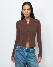 AERE - Aurelie Buttoned LS Top