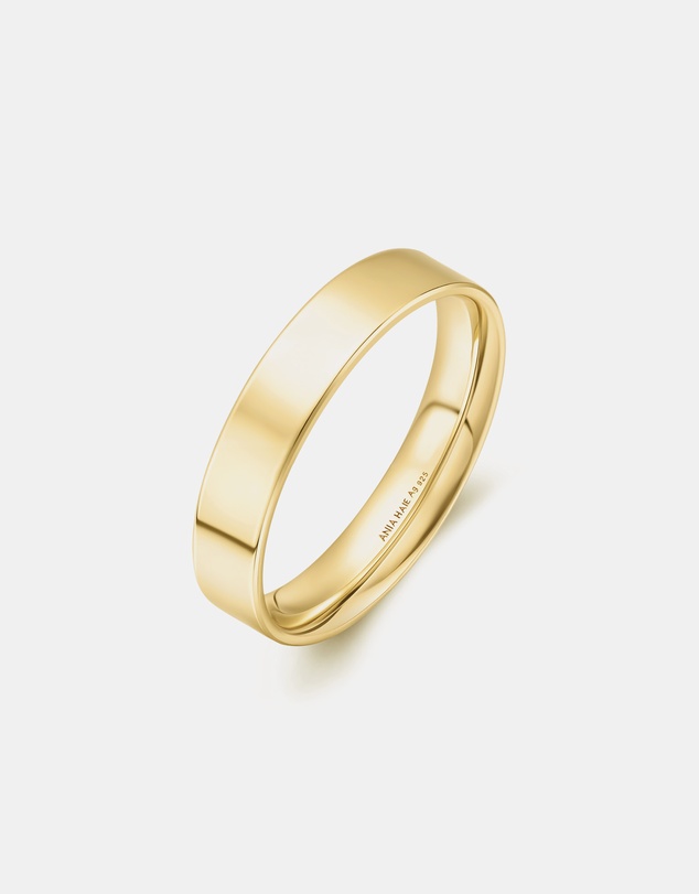 Ania Haie - Gold Smooth Band 4mm
