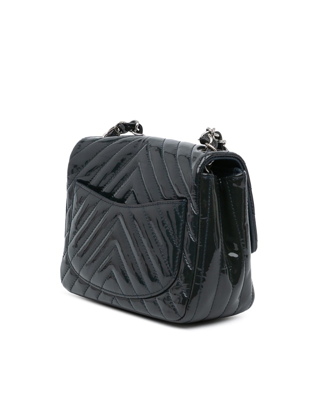 Pre-Loved by Azura Reborn - Pre-Loved chanel Mini Chevron Patent Leather Crossbody