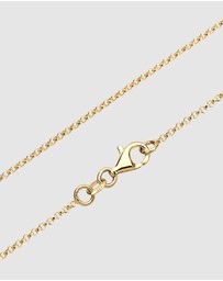 Elli Jewelry - Necklace Cross Symbol 925 Sterling Silver Gold-Plated
