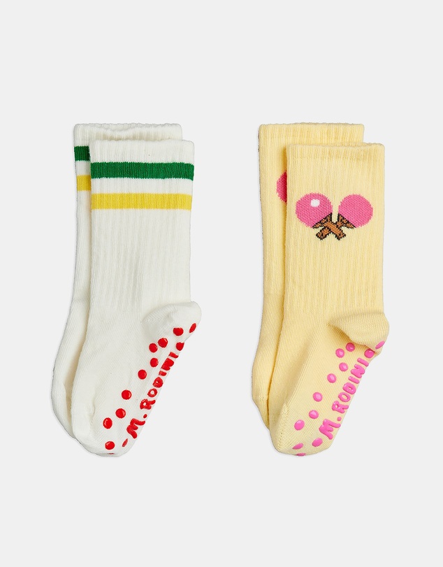 Mini Rodini - 2-Pack Table Tennis Anti-Slip Socks - Babies-Kids