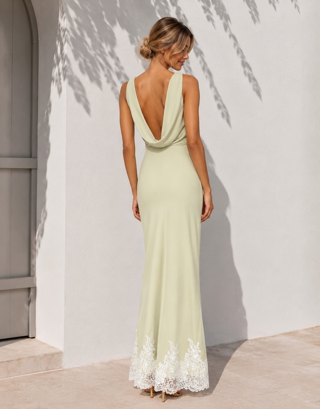 Esther & Co - Thaissia Dress - Sage Siren