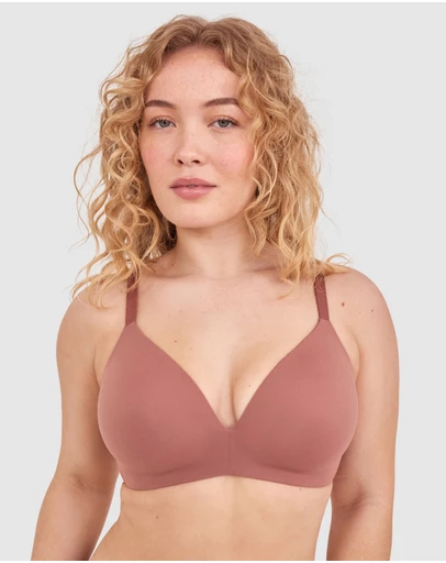 Bras N Things - NKD Lightly Lined Wirefree Bra - Mocha
