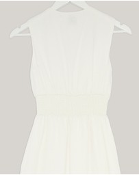 Revibe - Repaired Minima Esenciales Paloma Linen Midi Dress - AU 6