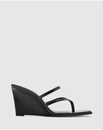 Nakedvice - The Saskia Black Wedge