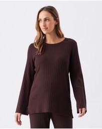 Ripe Maternity - Dallas Rib Knit Nursing Top