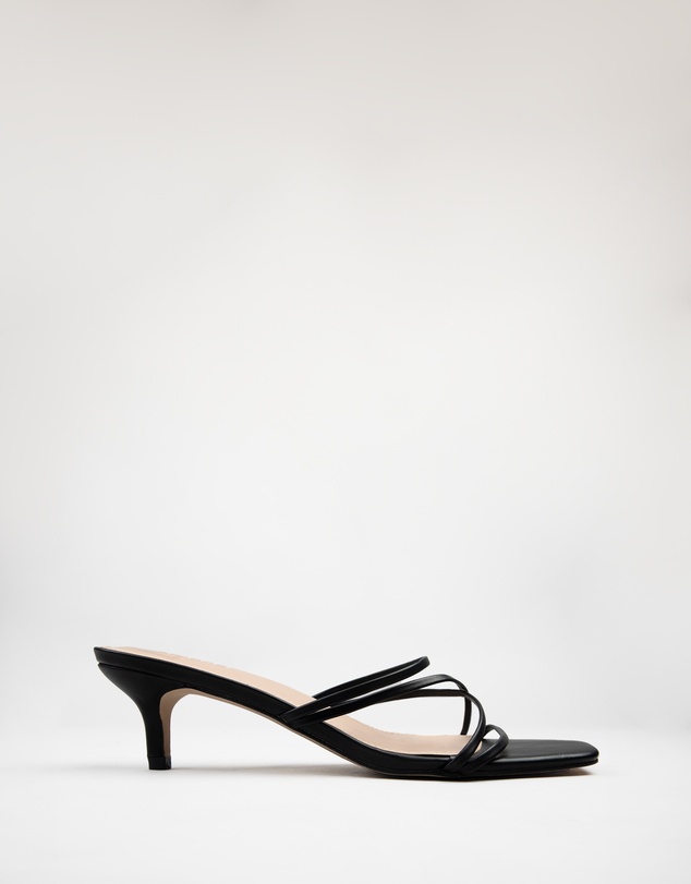 RAID - Charli Black Kitten Heels Mule