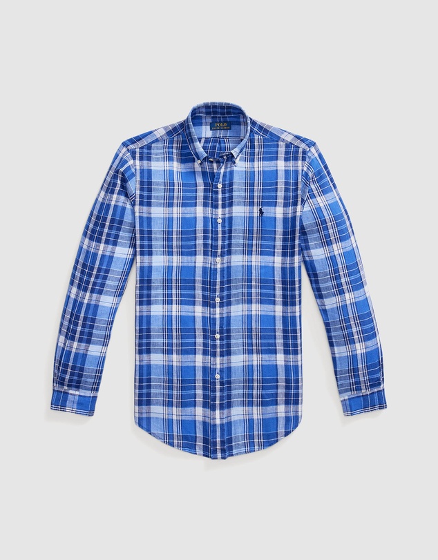 Polo Ralph Lauren - Custom Fit Plaid Linen Shirt