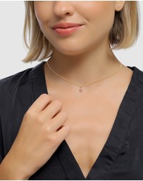 Elli Jewelry - Jewelry Set Crystal 925 Sterling Silver Gold-Plated