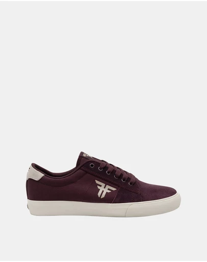Fallen Footwear - Fallen Footwear Bomber Suede/Cotton Men Shoes Wine/Bone