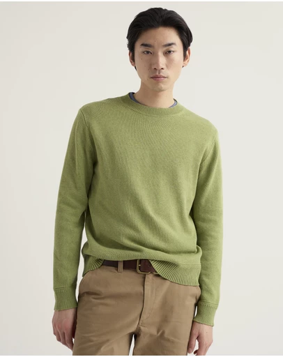 Seasalt - Seasalt Cornwall Green Men's Moorstone Jumper