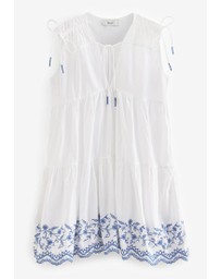 NEXT - Embellished Hem Tiered Mini Dress