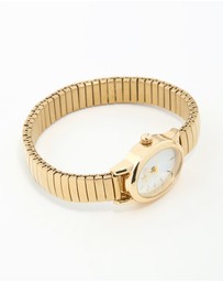 Lovisa - Gold Mini Oval Stretch Watch