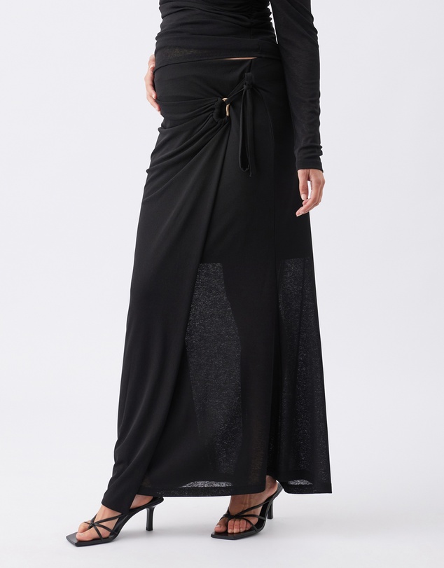 Ripe Maternity - Rhi Mock Wrap Skirt