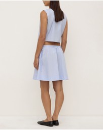 Assembly Label - Havana Stripe Poplin Skirt