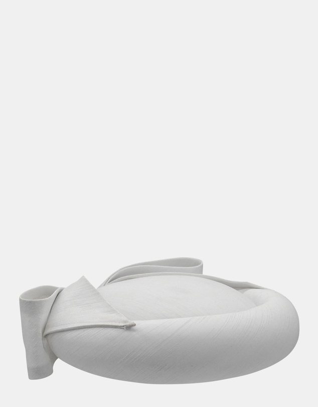 Morgan & Taylor - Samara Pillbox Hat in White