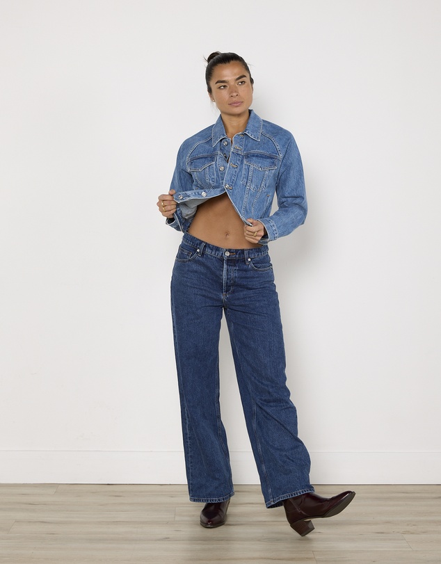 Cirkular - Pre-Loved - SLVRLAKE Silence Denim Jacket in Pacific