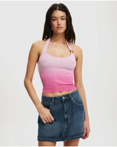 Cotton On - Knit Halter Tort Ring