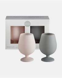 porter green - stemm | silicone unbreakable wine glasses