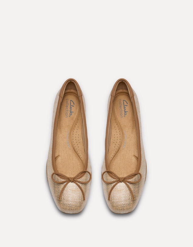 Clarks - Jazmynn Bow Tan Interest