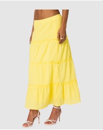 EDIKTED - Charlotte Tiered Maxi Skirt