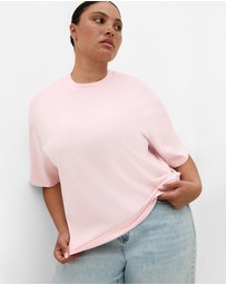 City Chic - Relaxed Crew Neck Tee