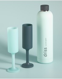 porter green - seff | silicone unbreakable champagne flutes