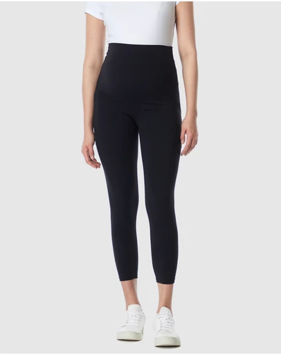 Soon Maternity - Active Overbelly Side Pocket 7/8 Leggings
