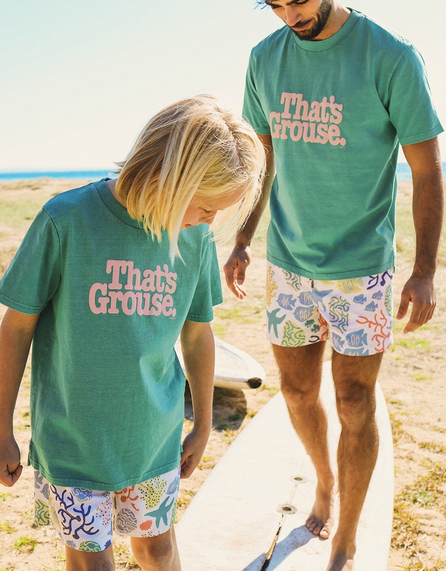 Skwosh - That's Grouse Kids Slang Tee in Green