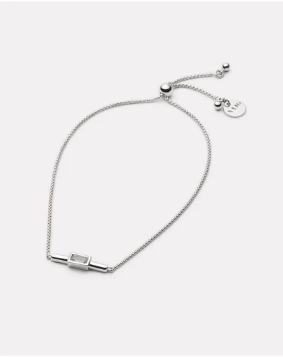 Najo - Skye Silver Cubic Zirconia Bracelet