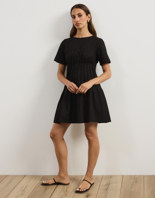 Atmos&Here - Maya Pleat Mini Dress