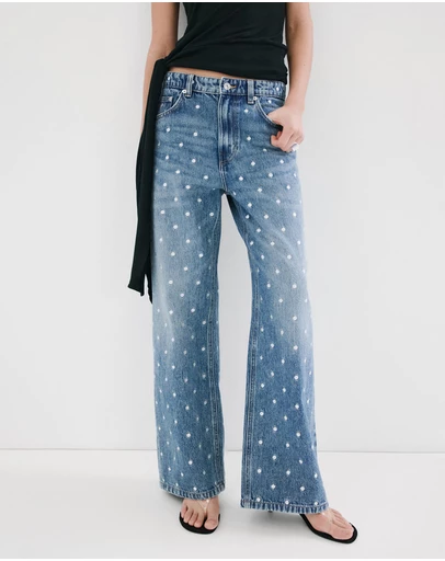 M.N.G - Lunares Jeans