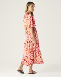 MOS The Label - Serena Print Midi Dress