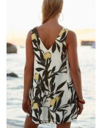 NEXT - Linen Blend V-Neck Mini Dress