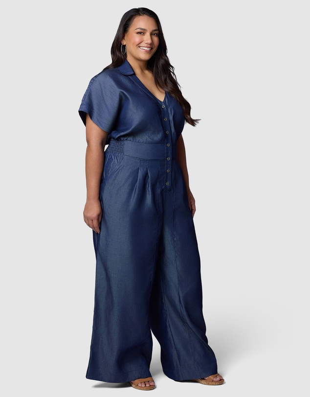 Indigo Tonic - Eve Chambray Jumpsuit