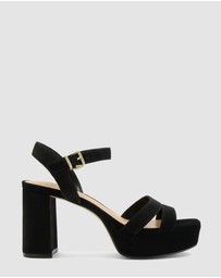 Dune London - Molten - Black Suede