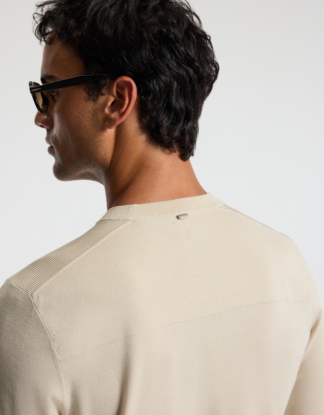 Calibre - Technical Knit Crew Neck Sweater Oatmeal