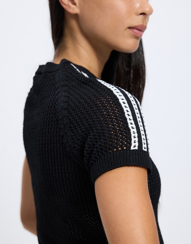 adidas Originals - Knitted Crochet Cali Tee