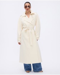 Minima Esenciales - Isra Cotton Twill Trench Coat