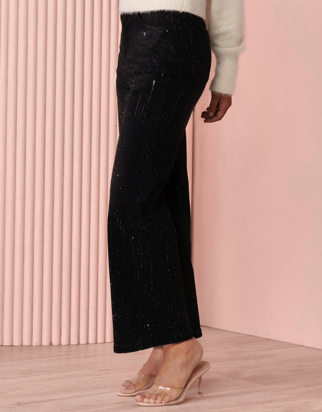 Azzurielle - Suky Crystal-embellished Jeans