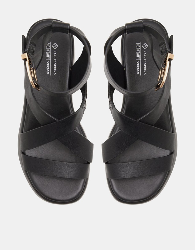 Call It Spring - Raia Ankle Strap Wedge Sandals