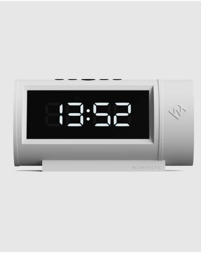 Newgate - Newgate Pil Led Alarm Clock White