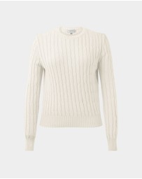 Forcast - Juanita Cotton Cable Knit