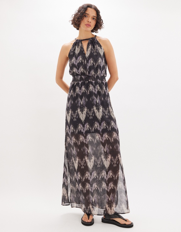 Amelius - Noreen Halter Maxi Dress