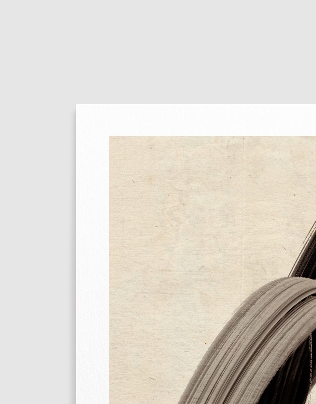 Olive et Oriel - Brownstrokes No 1 by Treechild Art Print