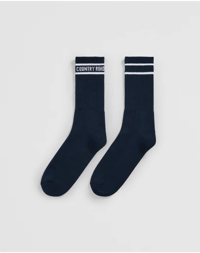Country Road - Australian Cotton Blend Cr Sport Crew Sock