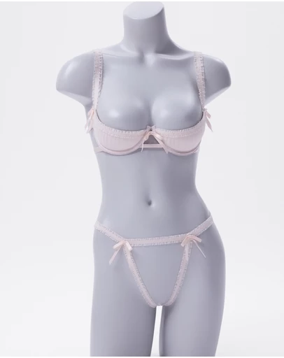 Bras N Things - Night Games Blushing Erotic Set - Light Pink
