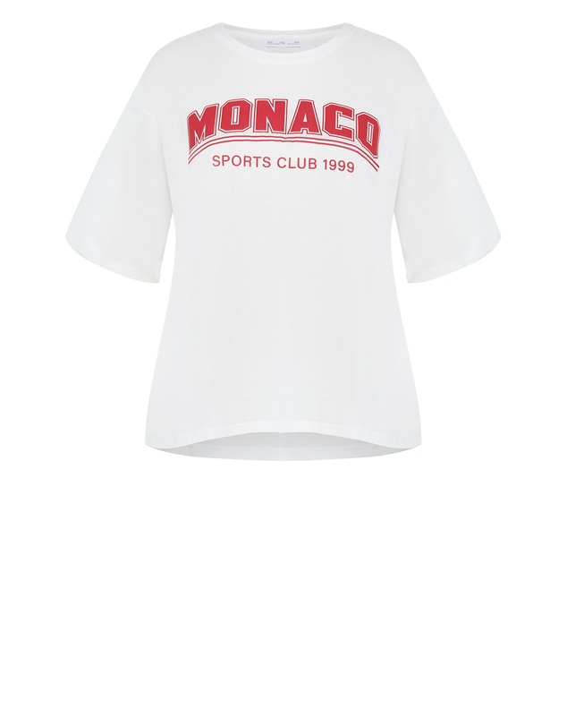City Chic - Plus size Laid Back Monaco Tee - ivory
