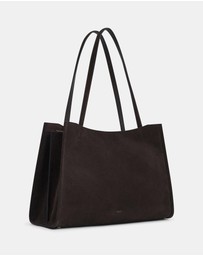 Oroton - Mille Work Tote Suede Bag