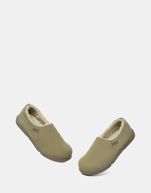 EVERAU - Australian Shepherd Ugg Brett Cow Suede Upper House Shoes